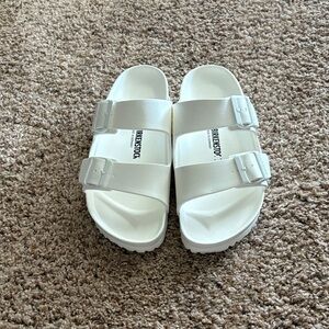 Birkenstock womens Classic White Sandal